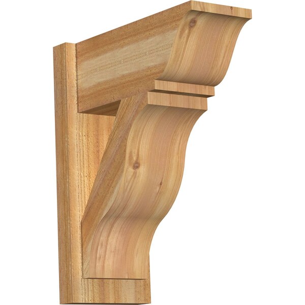 Ekena Millwork Funston Rough Sawn Traditional Outlooker, Western Red Cedar, 8"W x 18"D x 22"H OUT08X18X22FST01RWR - main